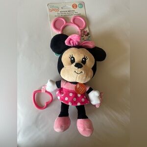 Disney Minnie Mouse Plush Toy - Pink and Black